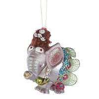 CANVAS Brights Tutu Circus Lady Animal Ornament, 120-mm Front_Three_Fourths_Angled_Left