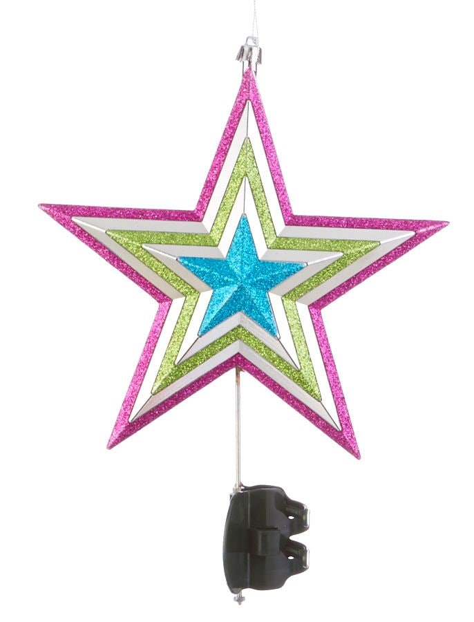 CANVAS Metal Stripe Star Tree Topper Canadian Tire
