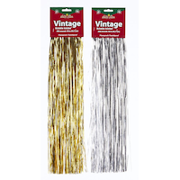 For Living Metal Christmas Decoration Icicle Tinsel, Assorted Colour, 350-pc Front_Flat