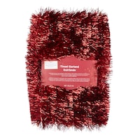 For Living Silky Tinsel, Assorted, 40-ft Front_Flat