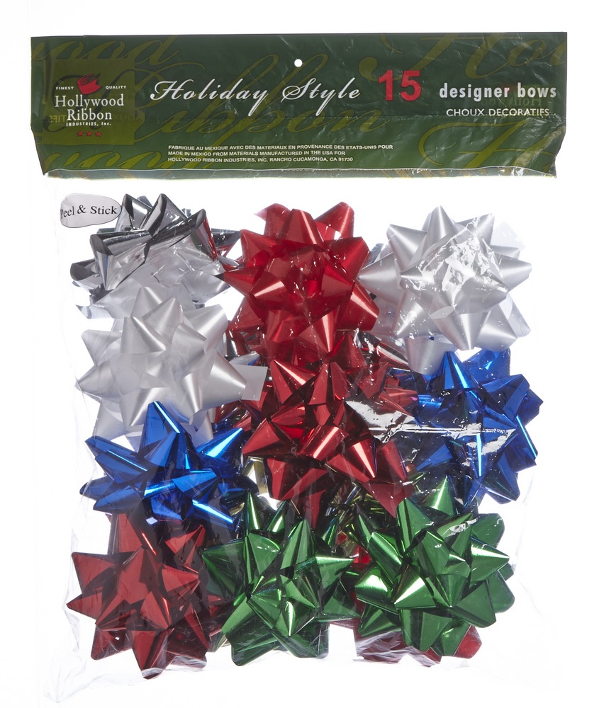 Holiday Collections Giant Metallic Bows, 15pk Canadian Tire