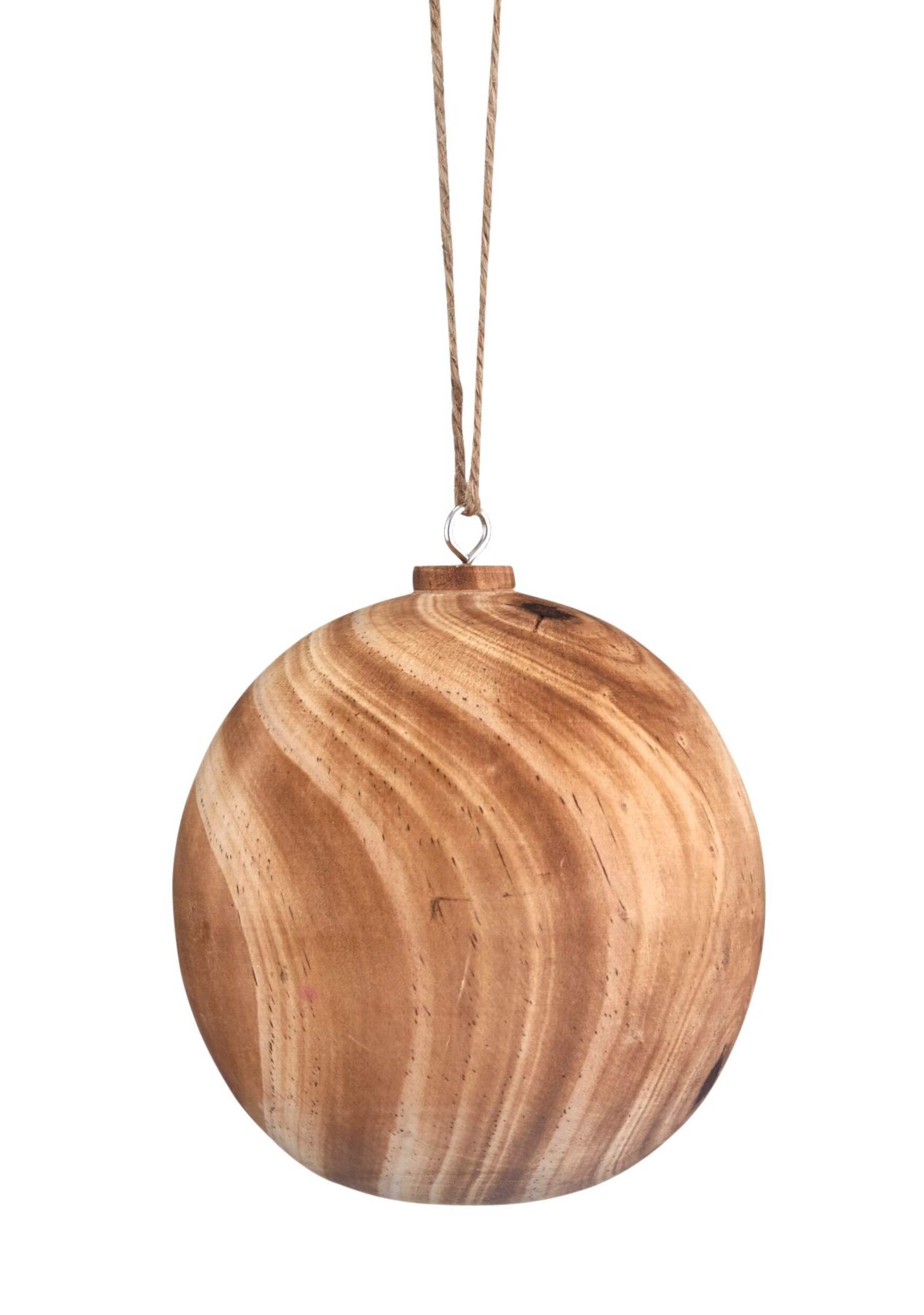 Décoration de Noël CANVAS Collection, bois, rouge, choix variés, 100 mm Front_Flat