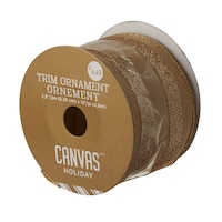 CANVAS Gold Collection Gilded Birch Ribbon, Assorted Front_Three_Fourths_Angled_Left