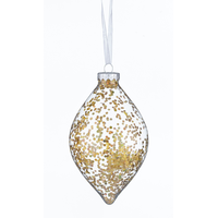CANVAS - Ornement de Noël à paillettes, 100 mm, variés Front_Flat