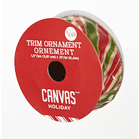 CANVAS Red Classic Ribbon, Assorted Front_Three_Fourths_Angled_Left