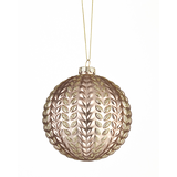 CANVAS - Ornement de Noël à motif, assorti, prune épicée, 100 mm Front_Flat