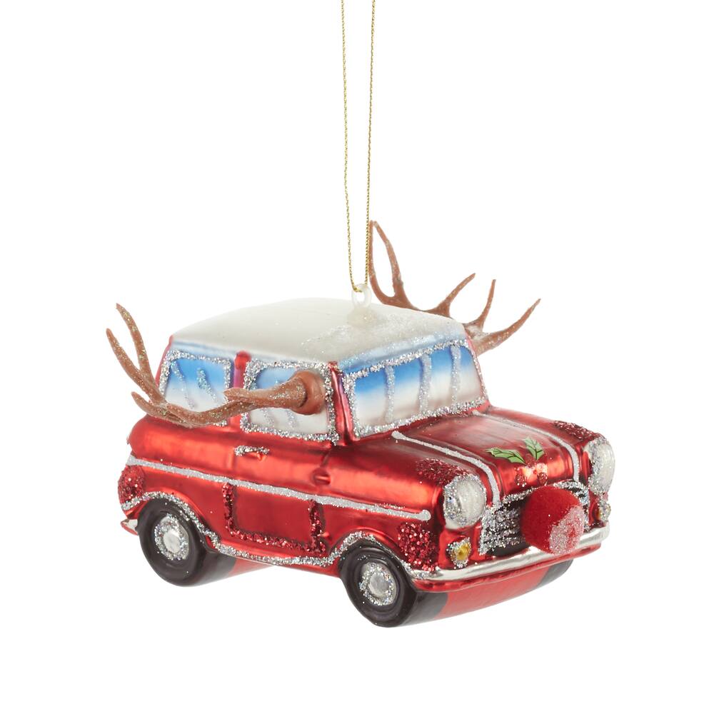 CANVAS Brights Collection Christmas Decorated Car Ornament, Assorted ...