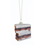 CANVAS Collection Éclat - Ornement de Noël Sandwich beurre d'arachide et gelée Front_Angled_Right