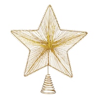 CANVAS String Star Tree Topper, Assorted Front_Flat