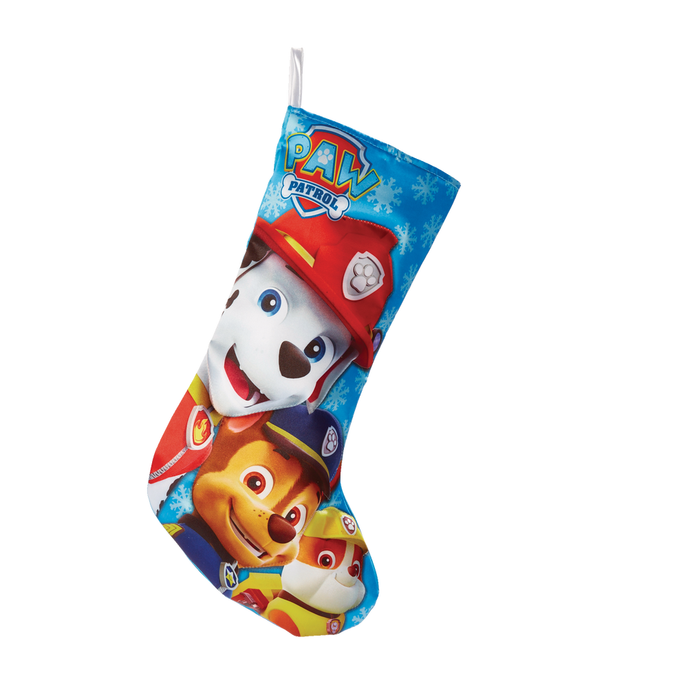 Paw Patrol Christmas Decoration Stocking with Loop, 19in Canadian Tire