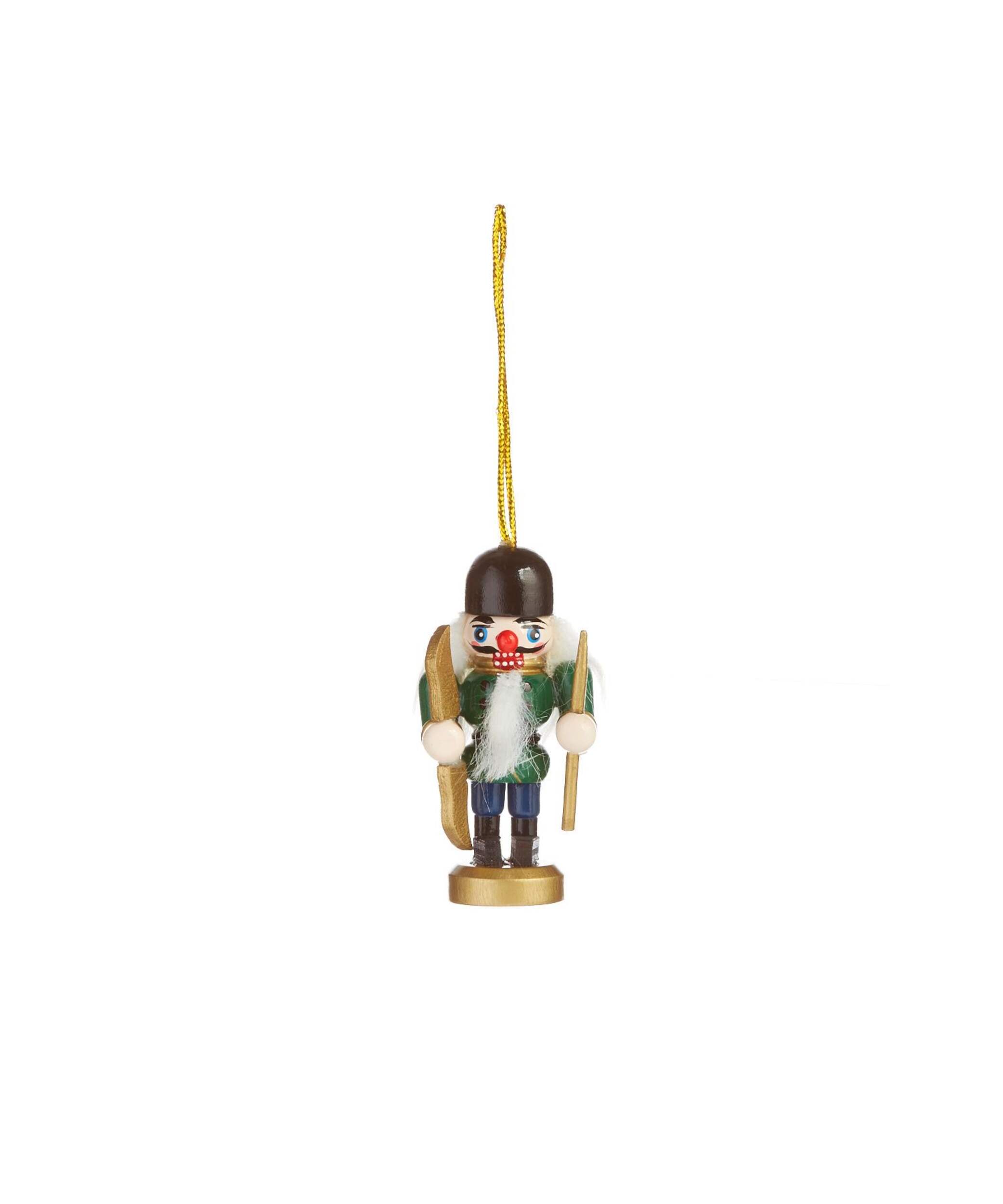 CANVAS Red Mini Nutcracker Ornament, Assorted Front_Flat