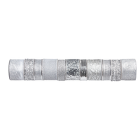 CANVAS Silver Collection Christmas Decoration Timeless Ribbon, Single Ribbon, Random Design Front_Flat