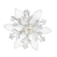 CANVAS Silver Collection Flower Clip, Assorted Front_Flat