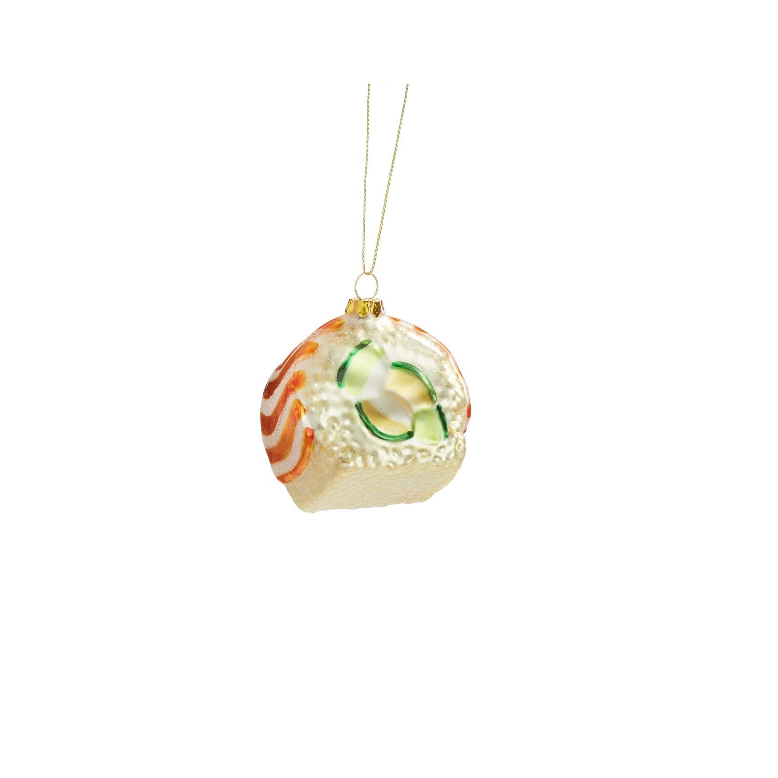 CANVAS Bright's Glass Sushi Ornament, Assorted Front_Angled_Right