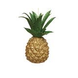 CANVAS Brights Collection Glittering Decoration Pineapple Christmas Ornament, 5-in Front_Flat
