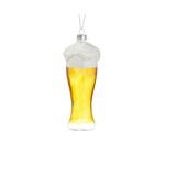 CANVAS Brights Collection Glass Beer Ornament, Assorted Front_Flat