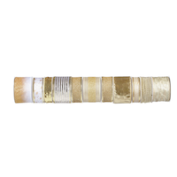 CANVAS Gold Collection Christmas Decoration Ribbon Set, Single Ribbon, Random Design