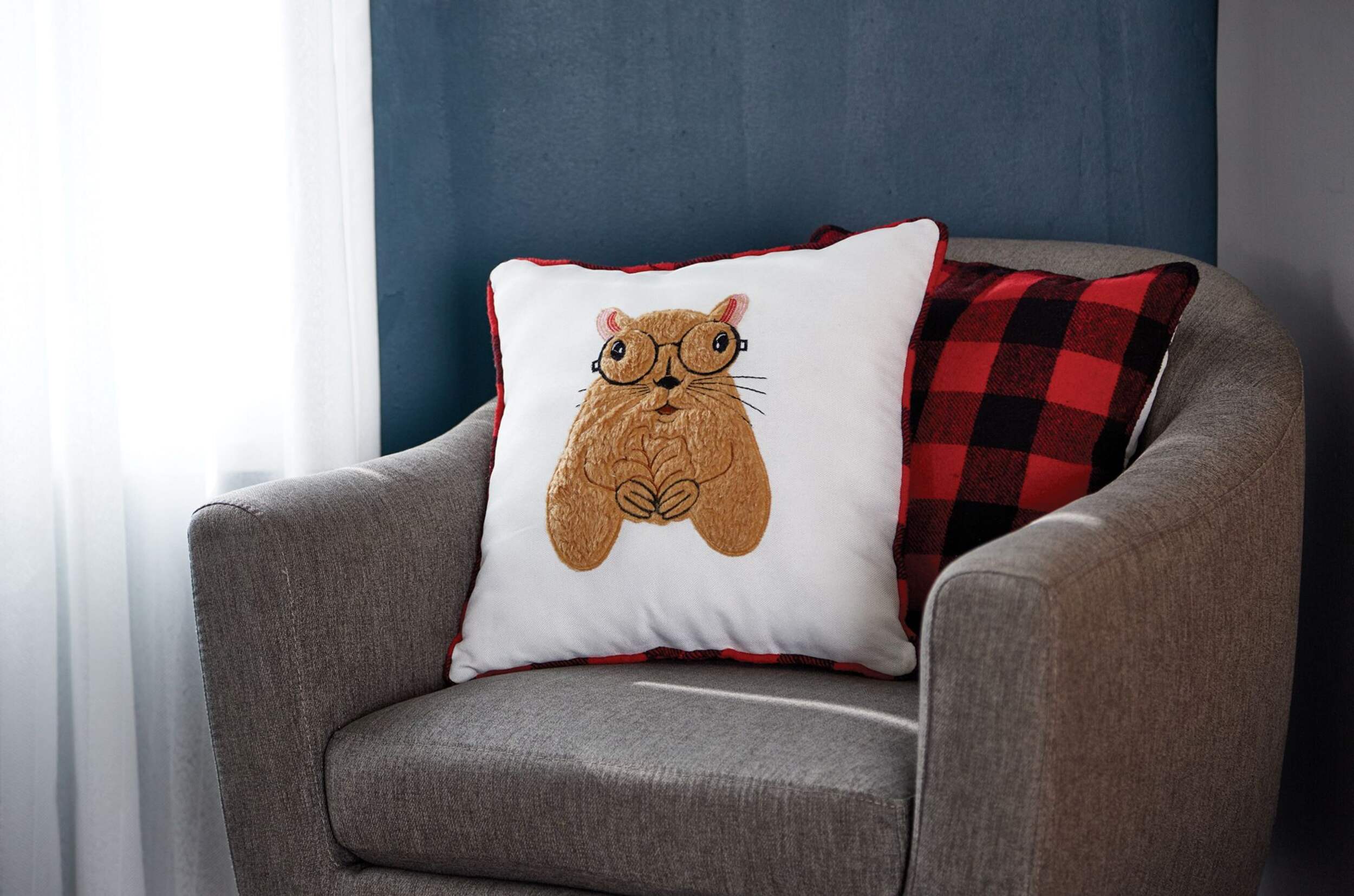 CANVAS Designer Series Cushion, Assorted, Red Composite_or_Mixed