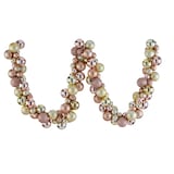 CANVAS - Guirlande de Noël de boules, ton rose et dorée, 6 pi Front_Flat