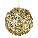 CANVAS Collection Or - Boules de Noël  à paillettes scintillantes, 100 mm Front_Flat