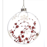 CANVAS Red Collection Wire in Ball Ornament, Assorted Front_Flat