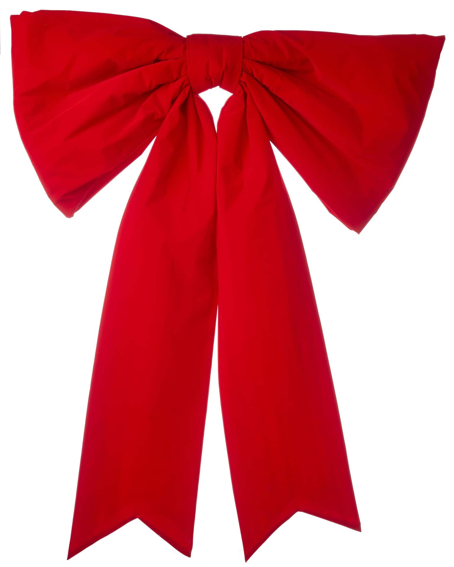 Red Velvet Christmas Bow 9-inch X 16-inch 4 Pack of Holiday Bows