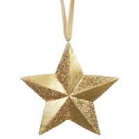 CANVAS Collection Or - Ornement de Noël Etoile scintillante Front_Flat