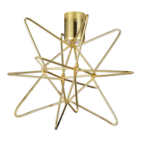 For LivingTaper Candle Holder, Gold Front_Flat