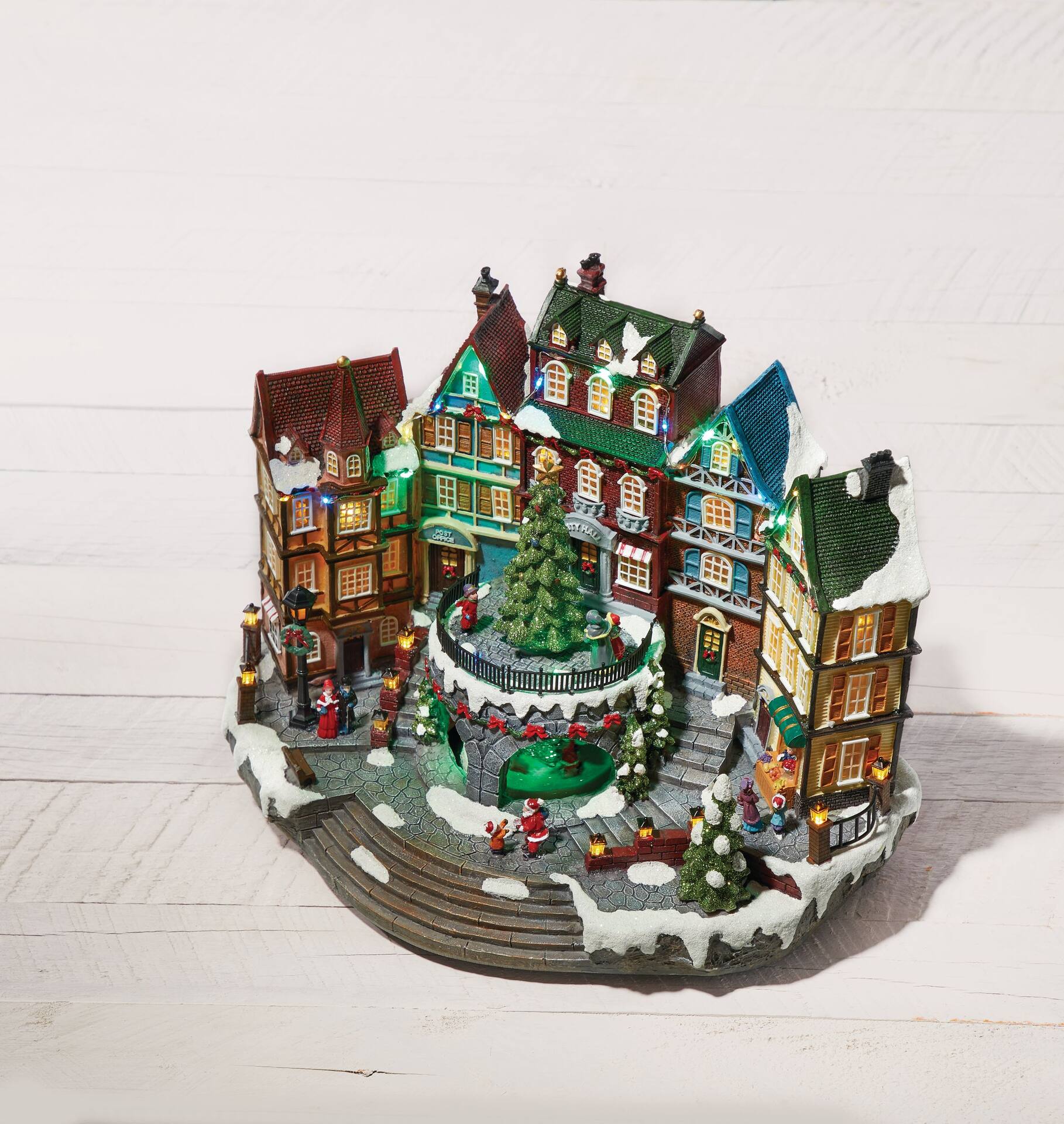 For Living Miniature Christmas Village Town Scene Decoration Set 12 4   Village Christmas Town Scene B68c5cea 9fdb 4dea Ad53 F30ac57c3c1d Jpgrendition 