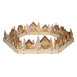 CANVAS Holiday Tree Collar, Village Front_Elevated