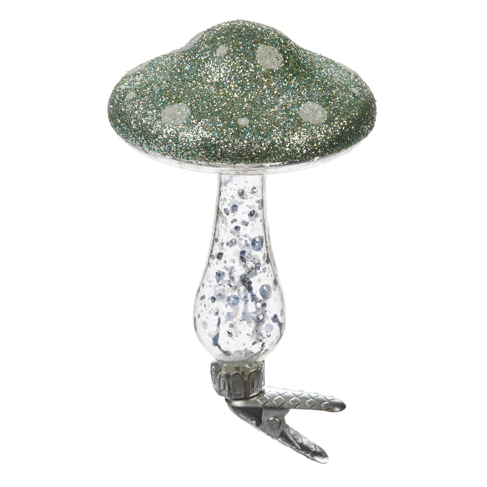 mushroom ornament ❀ オレンジ傘の キノコさん-