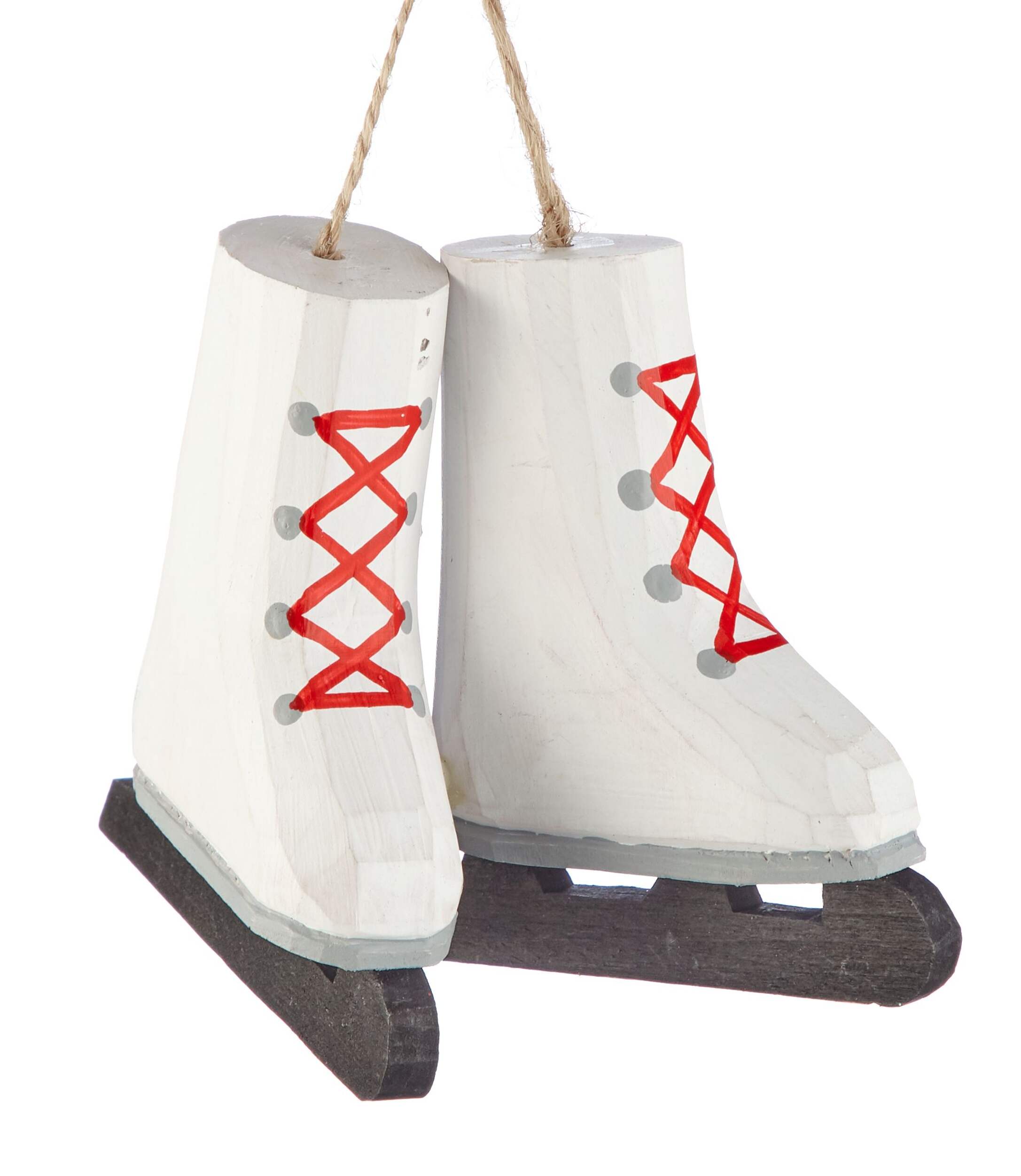 CANVAS Red Collection Ice Skates Ornament, Assorted Front_Angled_Right