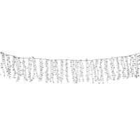 CANVAS Collection Blanche - Guirlande de Noël en cristal décoratif, 6 pi Front_Flat