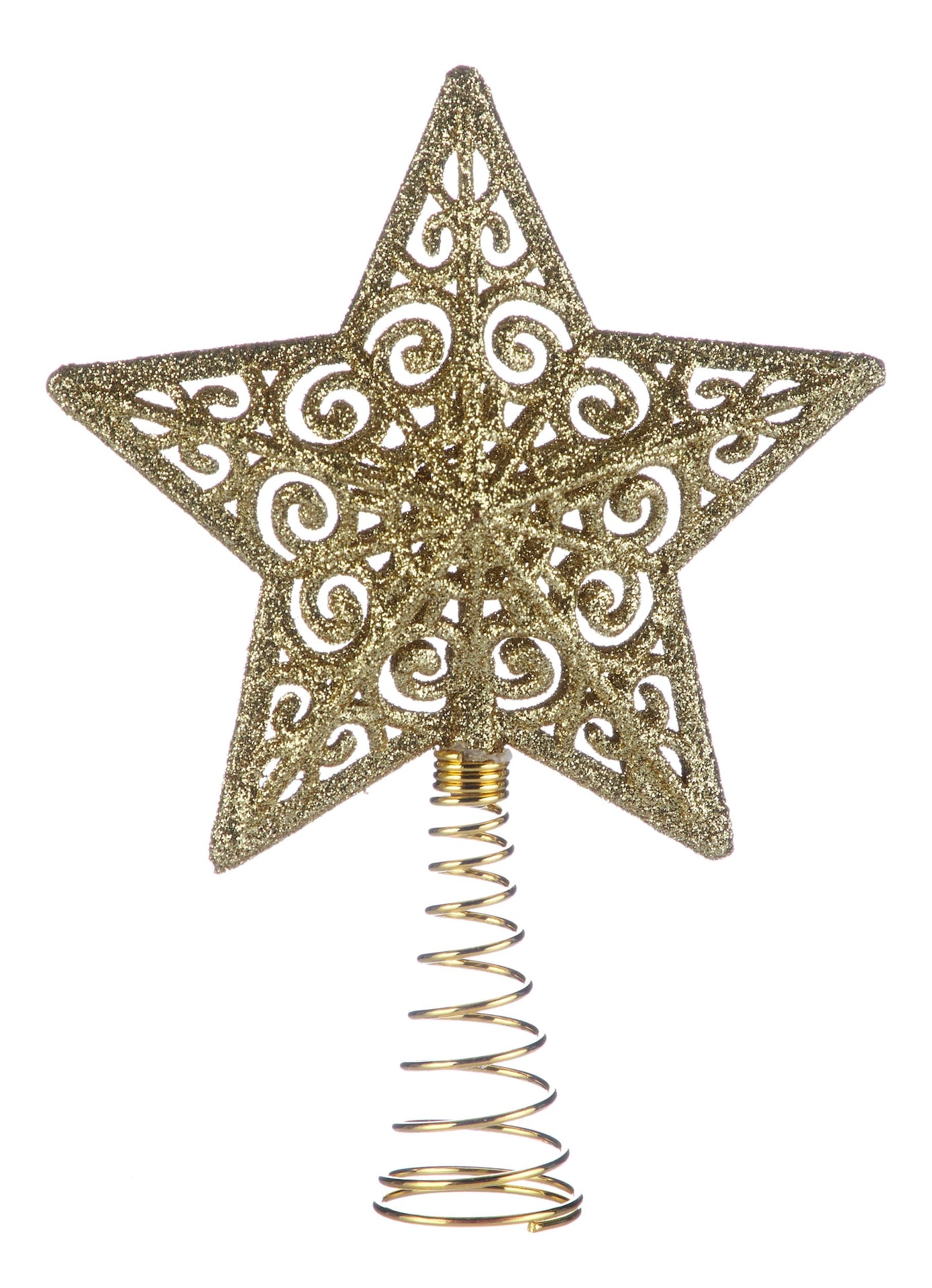 For Living Mini 5Point Christmas Decoration Tree Star Topper, Assorted