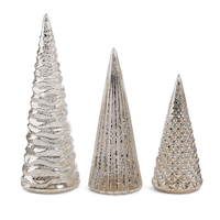 Arbres au verre mercurisé décoratifs CANVAS, alimentation à piles, choix variés, paq. 3 Front_Elevated