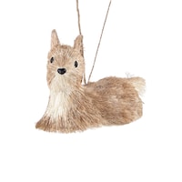 CANVAS Enchanted Collection Sisal Deer or Squirrel, Assorted Front_Angled_Left
