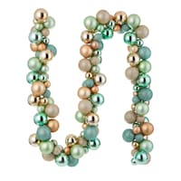 CANVAS Enchanted Shatterproof Christmas Decoration Ball Garland, 6-ft Front_Flat