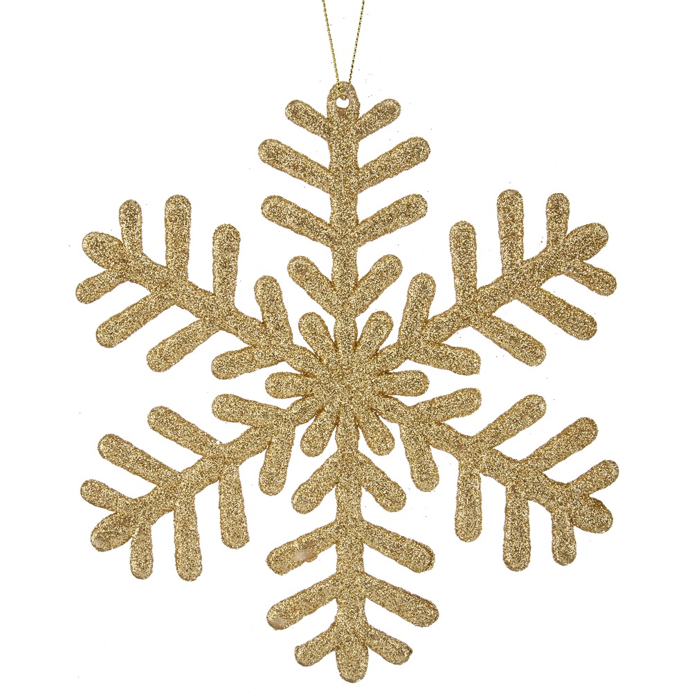 CANVAS Gold Collection Glittering Decoration Snowflake Christmas