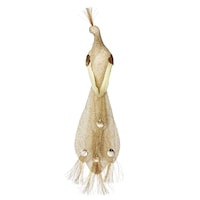 CANVAS Gold Collection Decoration Bird Clip Christmas Ornament, 13 1/2-in