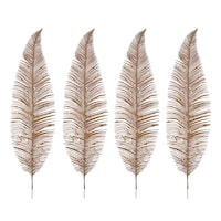 CANVAS Gold Collection Christmas Feather Décor, 18-in, 4-pk