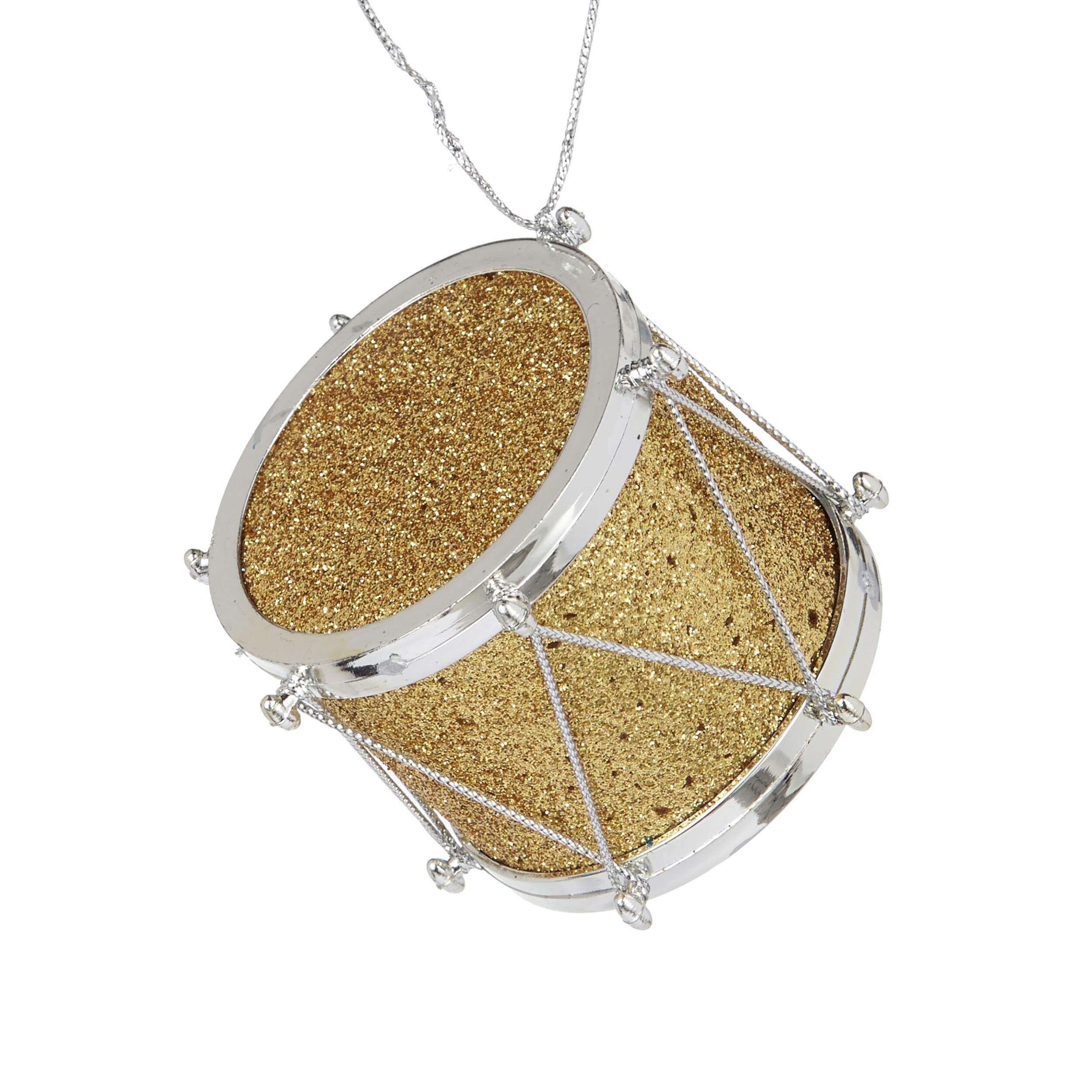 CANVAS Red Collection Glittered Drum, Assorted Overhead_Plunge