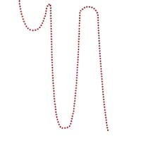 CANVAS Red Collection Christmas Decoration Bead Garland, 60-ft Front_Flat
