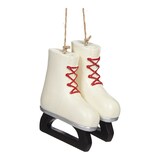 CANVAS Red Collection Resin Decoration Figure Skates Christmas Ornament, 3 1/2-in Front_Angled_Right