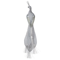 CANVAS Silver Collection Decoration Elegant Bird Clip Christmas Ornament Front_Flat