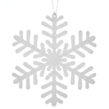 CANVAS White Collection Decoration Snowflake Christmas Ornament Front_Flat