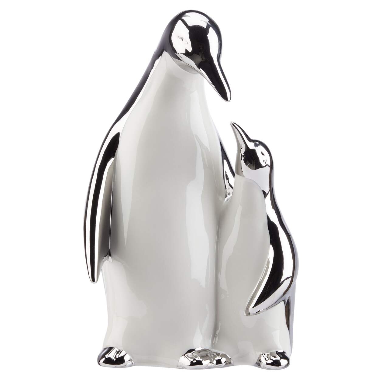 Pingouin en Métal Recyclé - Décoration Artisanale Écologique