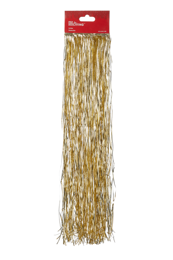 For Living Metal Christmas Decoration Icicle Tinsel, Assorted Colour