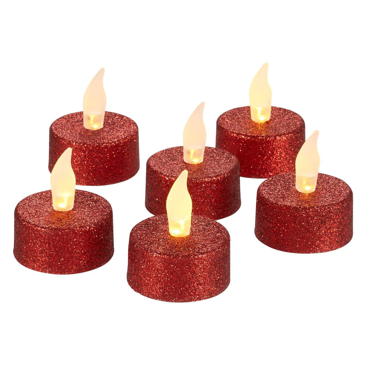 Bougies chauffe-plat sans flamme à DEL, paq. 25, CR2032 bougies