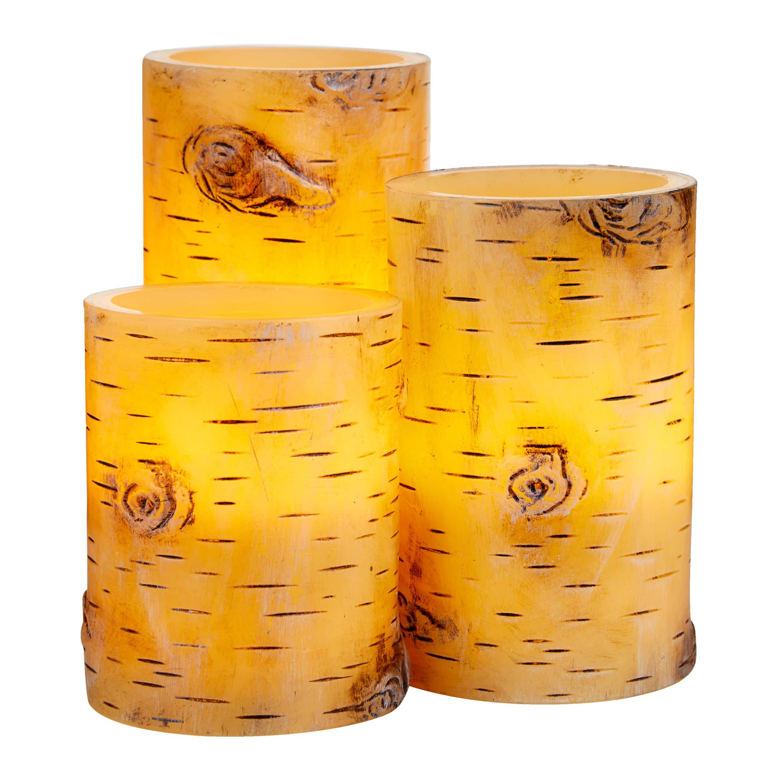 Led deals birch candles