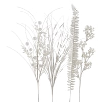 Décorations de Noël gerbe de fagot CANVAS, blanc, 27-1/2 po Front_Flat